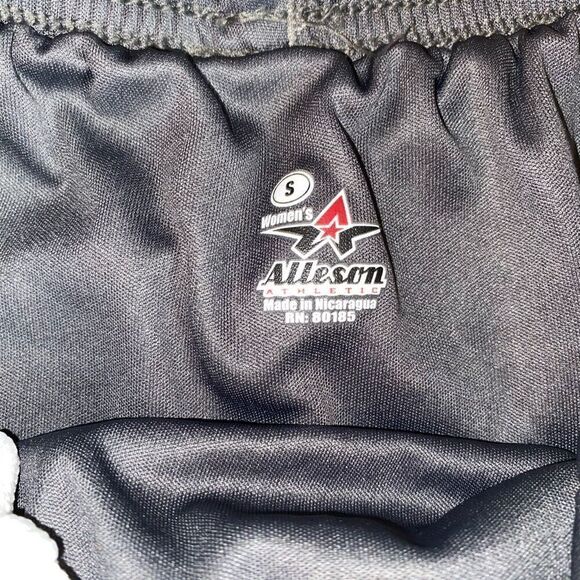 Alleson athletics women S pull on running shorts with built in lining grey - Picture 4 of 5